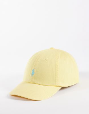 Polo Ralph Lauren Polo Ralph Lauren icon logo baseball cap in corn yellow-Navy