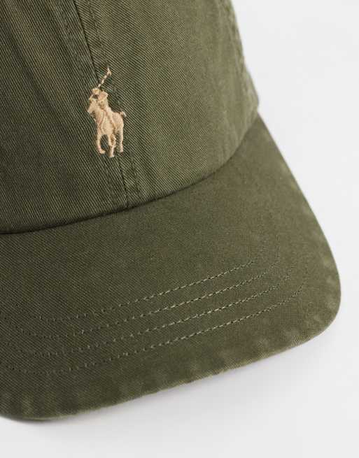 Polo Ralph Lauren icon logo baseball cap in dark green, 2 of 3