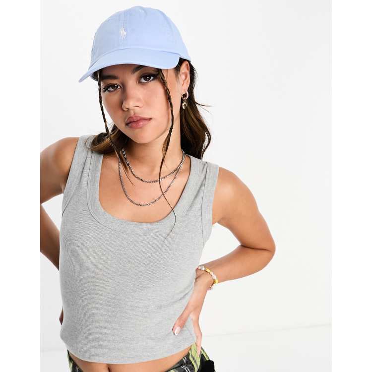 Polo Ralph Lauren icon logo baseball cap in light blue ASOS