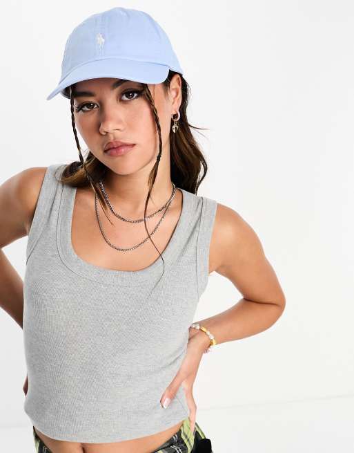 Polo Ralph Lauren icon logo baseball cap in light blue ASOS