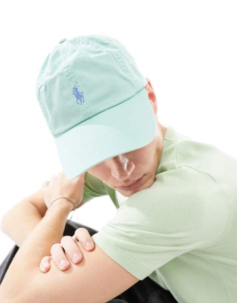 Polo Ralph Lauren icon logo baseball cap in light green - view 1