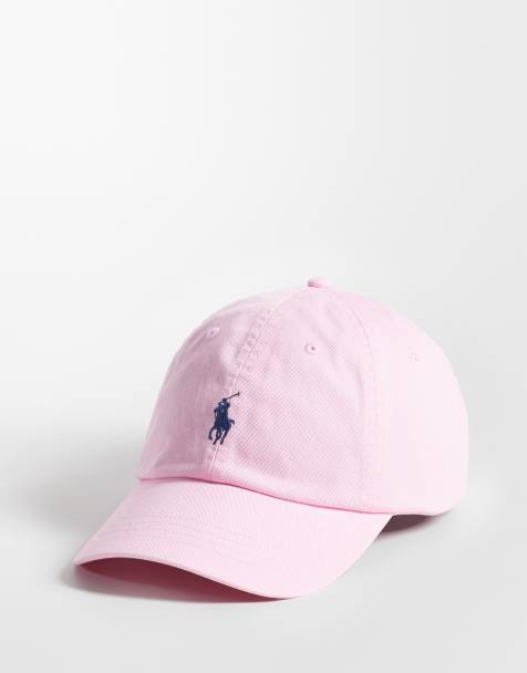 Polo Ralph Lauren icon logo baseball cap in pink - view 1