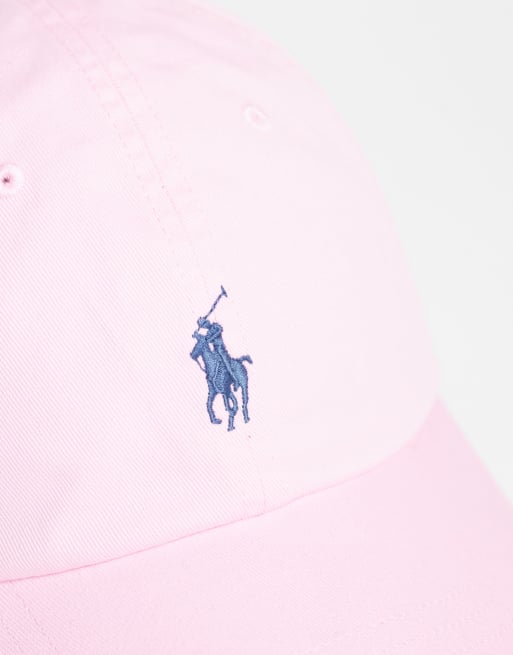 Polo Ralph Lauren icon logo baseball cap in pink, 2 of 3