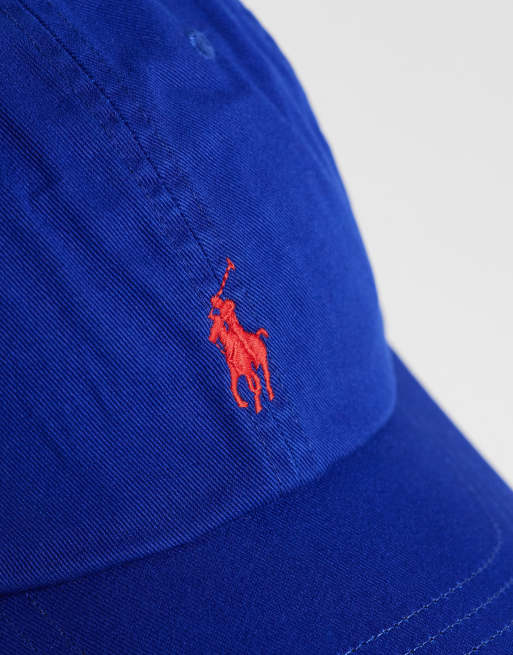 Polo Ralph Lauren icon logo baseball cap in royal blue, 2 of 3