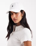 [Polo Ralph Lauren] Polo Ralph Lauren icon logo baseball cap in white and navy One Size White/newport navy