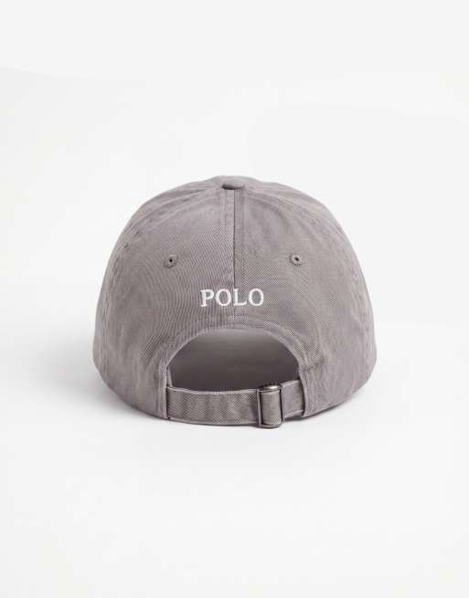 Polo Ralph Lauren icon logo baseballpet in grijs, 5 van 7
