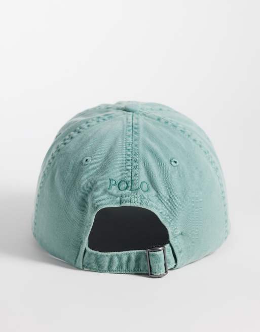 Polo Ralph Lauren icon logo baseballpet in middenzeegroen, 3 van 3