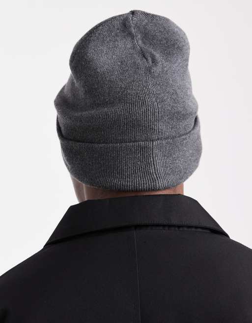 Polo Ralph Lauren icon logo beanie in grey, 2 of 3