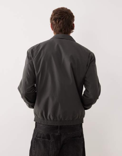 Polo Ralph Lauren icon logo bi-swing windbreaker jacket in dark grey, 3 of 5