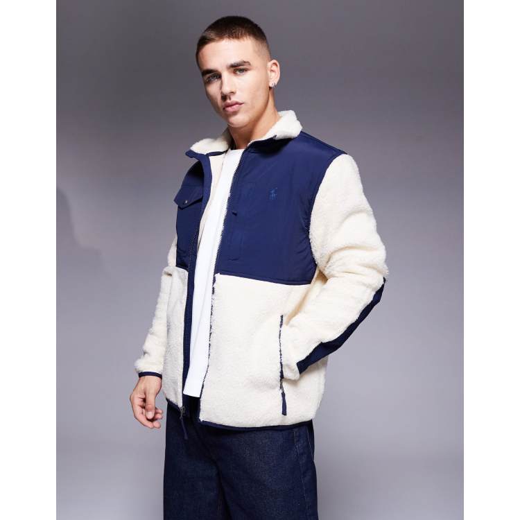 Cream ralph lauren jacket best sale