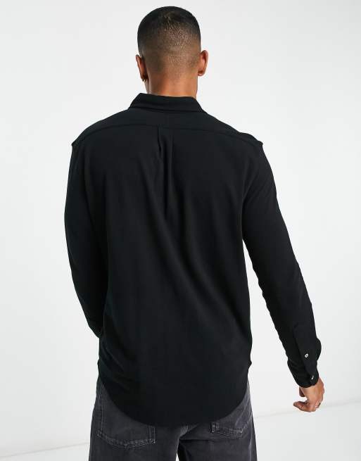 ralph lauren black dress shirt Black Ralph Lauren shirt (M) main image 0