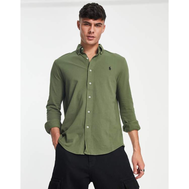 Green ralph cheap lauren shirt