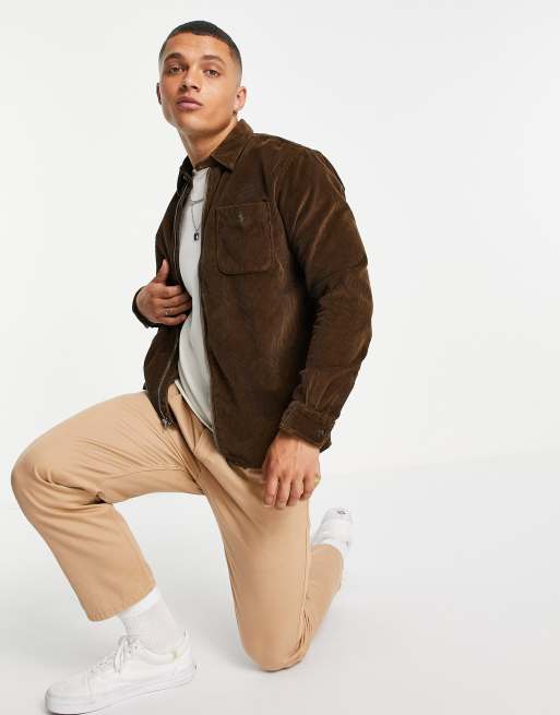 Polo shop jacket brown