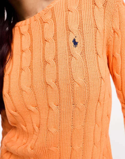 Orange ralph lauren on sale sweater