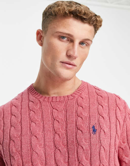 Ralph Lauren on X: Bright colors. Playful pairs. Style our iconic  cable-knit sweater over a contrasting-colored button-down to create a  quintessential #PoloRLStyle ensemble. Shop the Polo Ralph Lauren Heritage  Icons collection