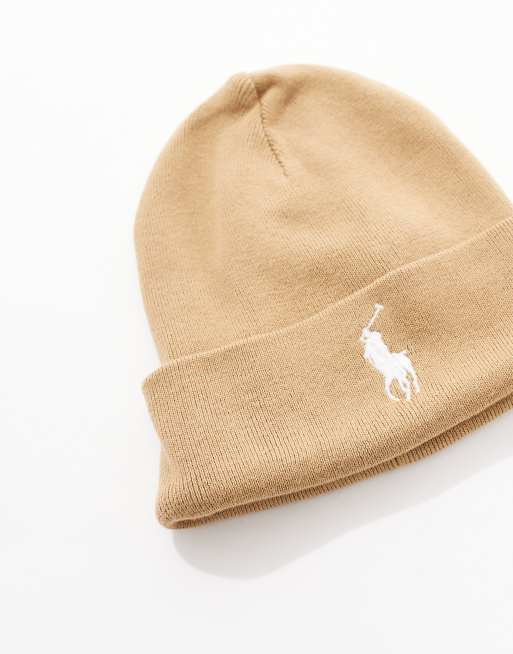 Tan polo beanie on sale