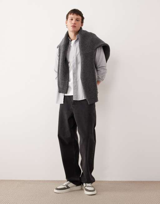 Polo Ralph Lauren icon logo custom fit oxford shirt grey, 2 of 5