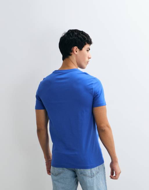 Polo Ralph Lauren icon logo custom slim t-shirt in dark blue, 2 of 5