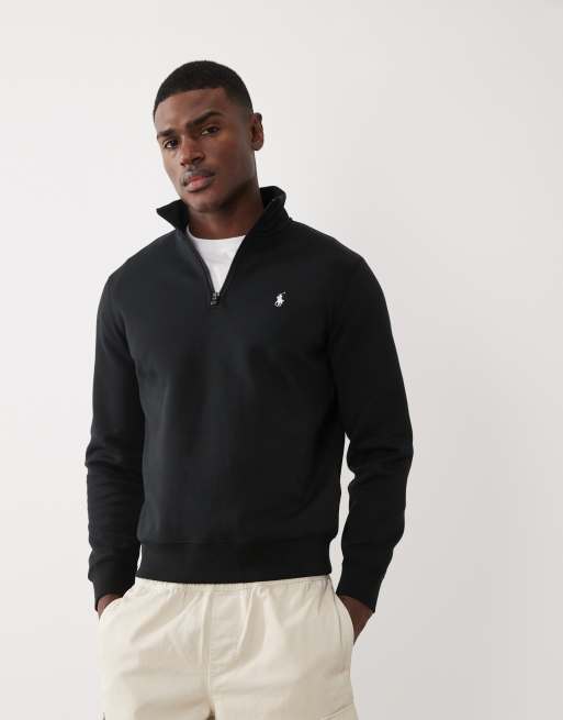 Polo Ralph Lauren 長袖、ペイントセットアップ Polo Ralph Lauren icon logo double knit jersey quarter zip