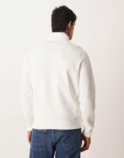 Polo Ralph Lauren icon logo double knit jersey quarter zip