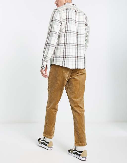Polo Ralph Lauren icon logo flat front prepster corduroy pants in tan, 2 of 4