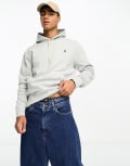 [Polo Ralph Lauren] Polo Ralph Lauren icon logo fleece hoodie in grey marl S grey marle