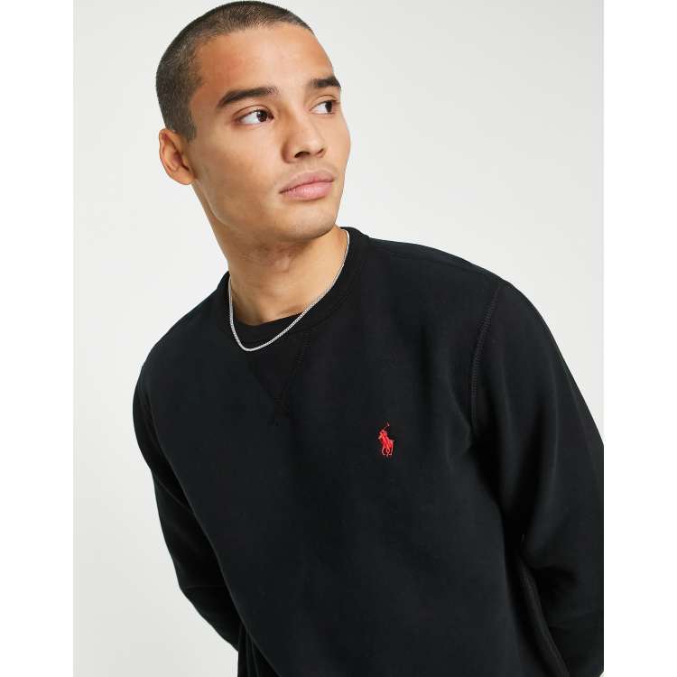 POLO RALPH LAUREN, Centre Logo Crew Neck Sweatshirt, Men, Crew Sweaters