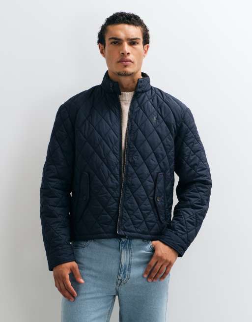 Polo Ralph Lauren icon logo gewatteerd windjack in navy, 2 van 5