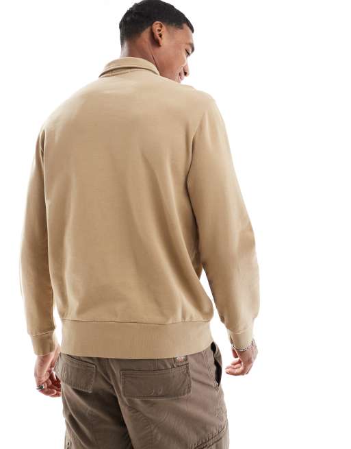 Polo Ralph Lauren icon logo half zip loopback terry