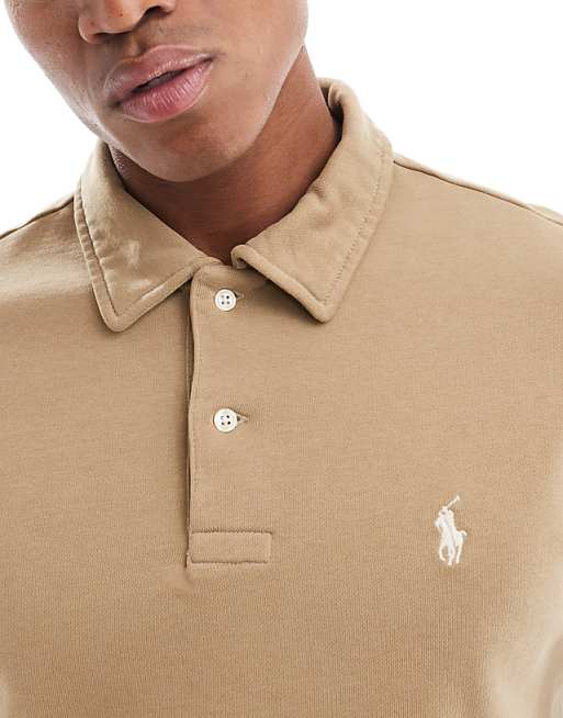 Polo Ralph Lauren icon logo half zip loopback terry Polo Ralph Lauren icon logo half zip loopback terry