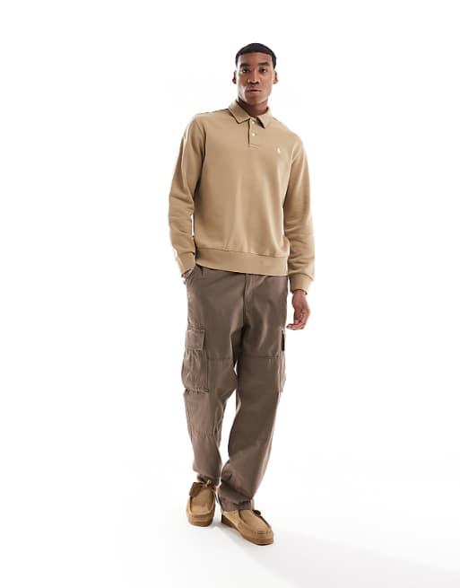 Polo Ralph Lauren icon logo half zip loopback terry Polo Ralph Lauren icon logo half zip loopback terry