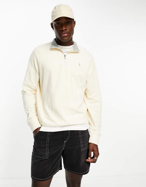 Ralph lauren discount half zip hoodie