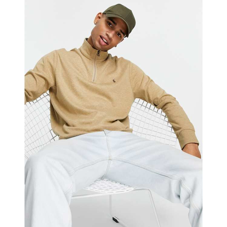 Yellow polo sale quarter zip