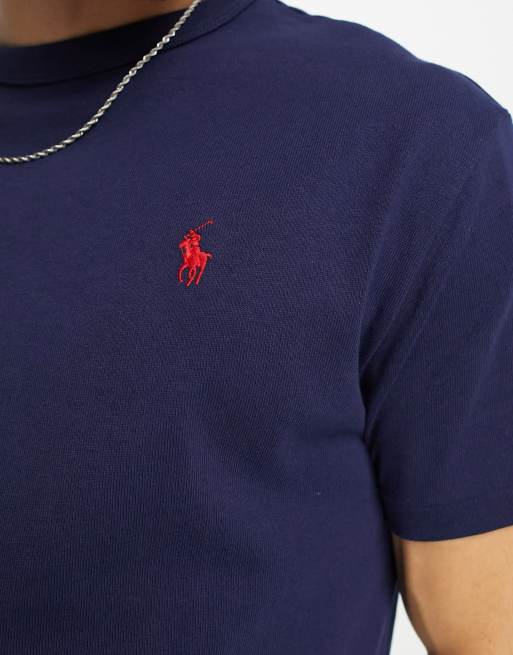 Polo Ralph Lauren icon logo heavyweight classic fit t-shirt in navy