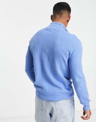 ralph lauren light blue half zip