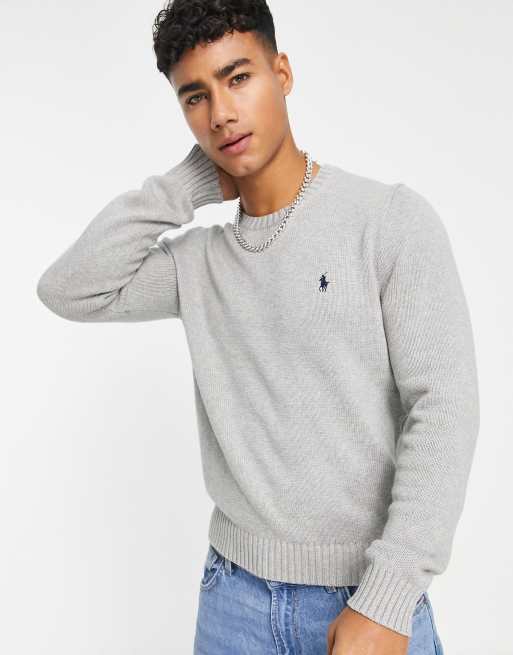 Grey sweatshirt ralph lauren sale