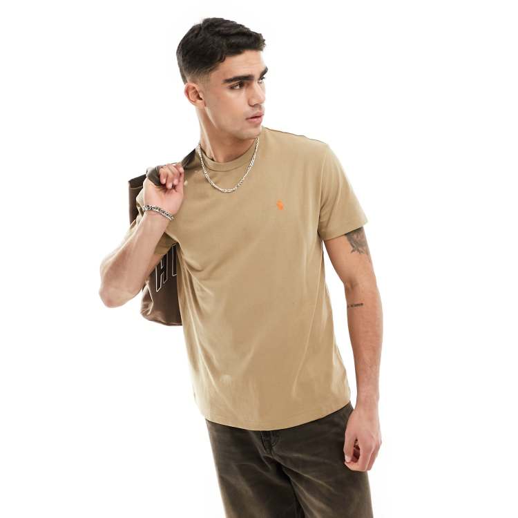 Khaki ralph lauren t 2024 shirt