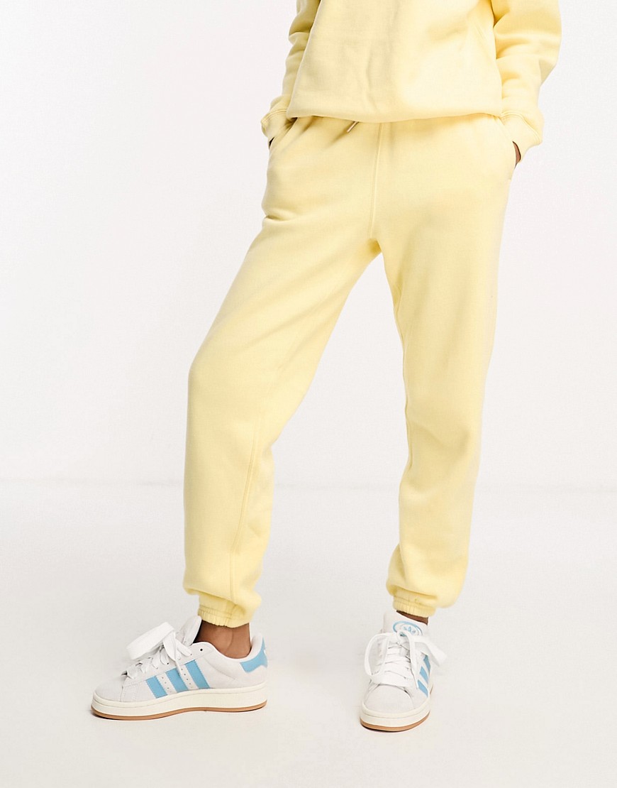 Polo Ralph Lauren icon logo joggers in yellow CO-ORD