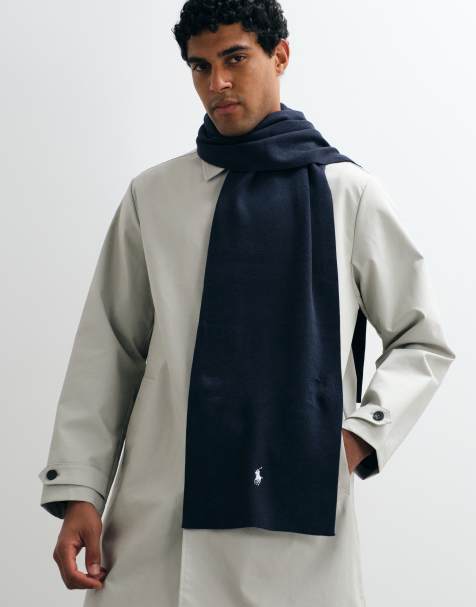 Polo Ralph Lauren icon logo knit scarf in navy - view 1