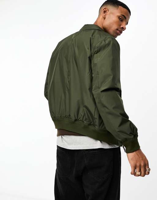 Polo Ralph Lauren icon logo lightweight harrington jacket in olive green