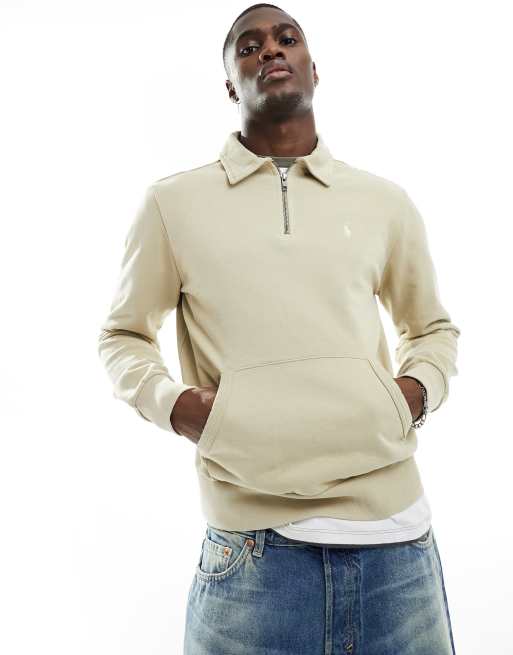 Half Zip Loopback Sweatshirt