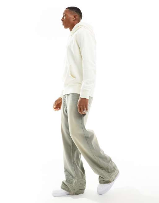 Polo Ralph Lauren icon logo loopback terry hoodie in cream, 3 of 4