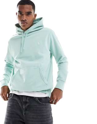 Polo Ralph Lauren icon logo loopback terry hoodie in light green