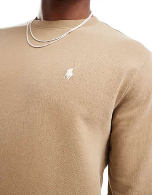 Ralph lauren khaki sweatshirt clearance