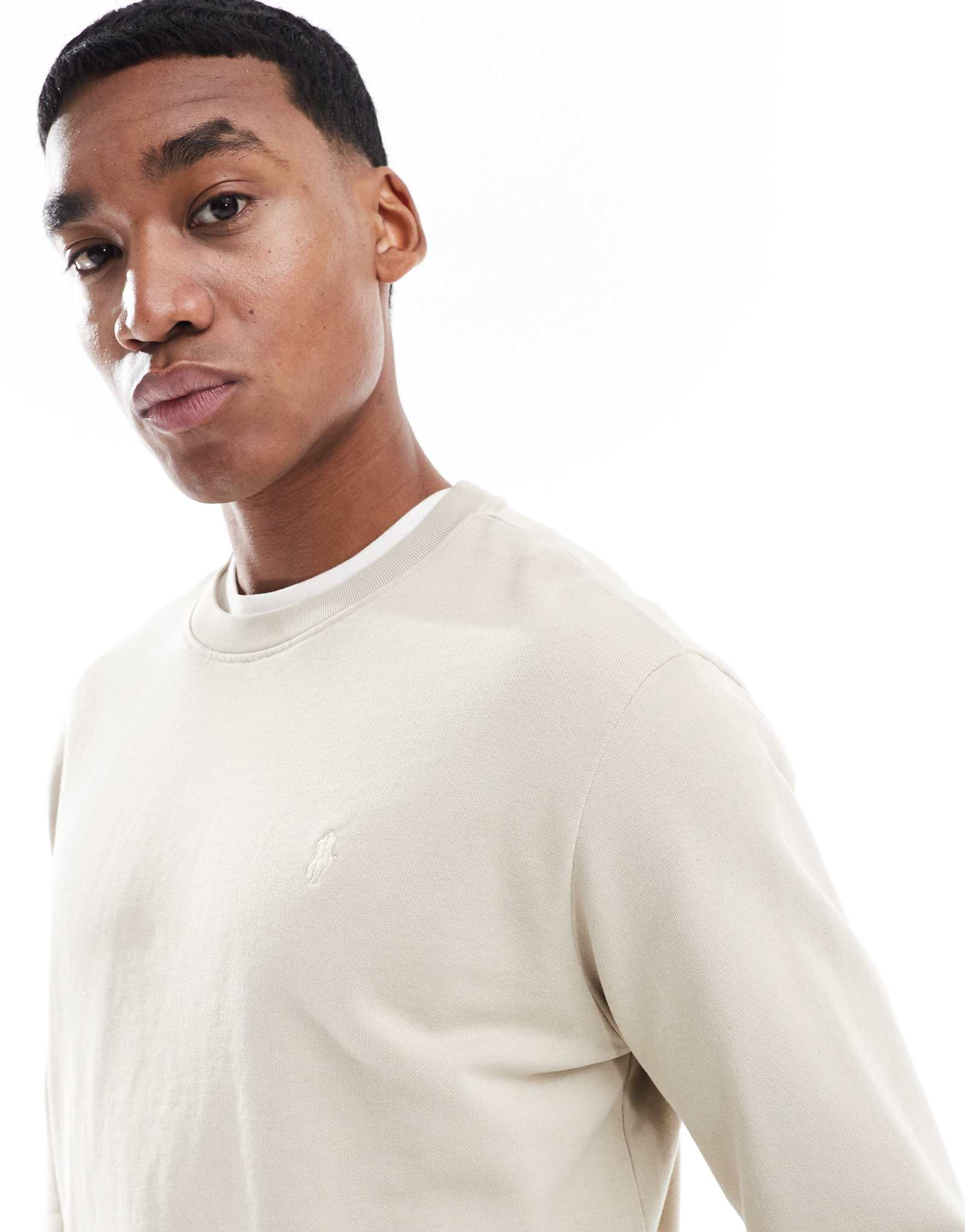 Махровая толстовка Polo Ralph Lauren с логотипом icon на спине из камня