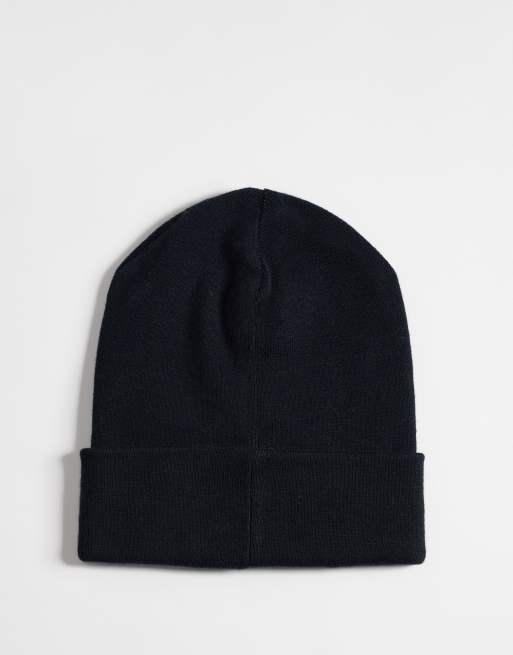 Polo Ralph Lauren icon logo merino wool knit beanie in black, 3 of 3
