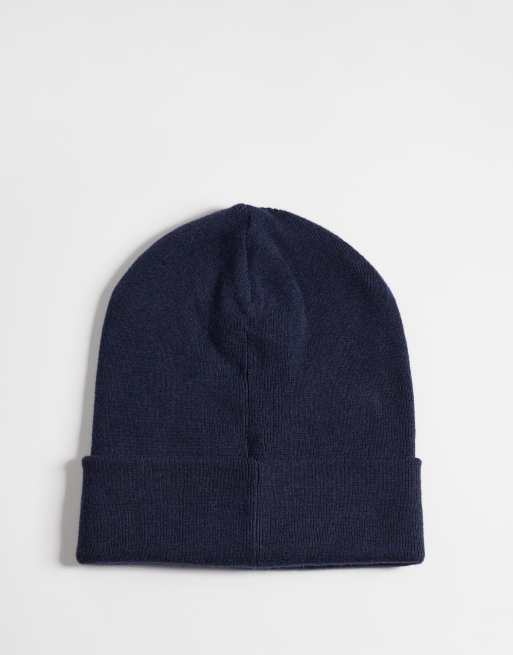 Polo Ralph Lauren icon logo mössa i merinoull i navy, 3 av 3