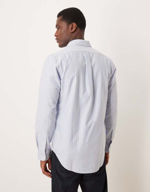 Polo Ralph Lauren icon logo multi stripe oxford shirt custom fit