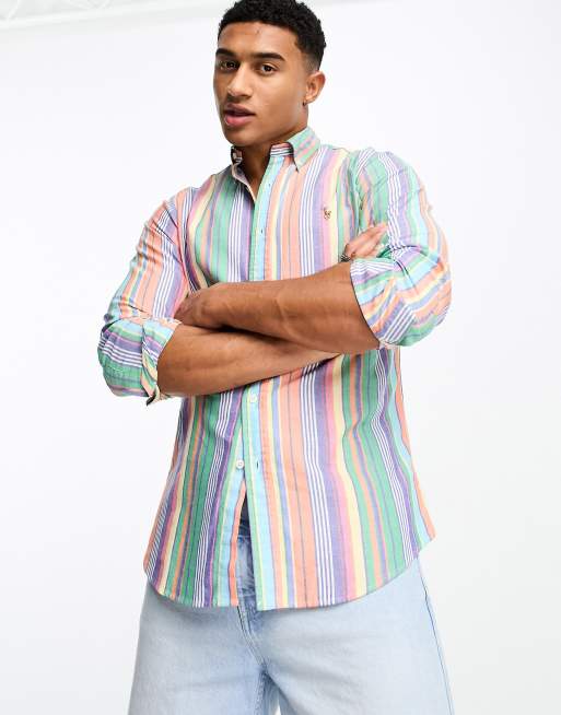 Polo multi cheap colored button down