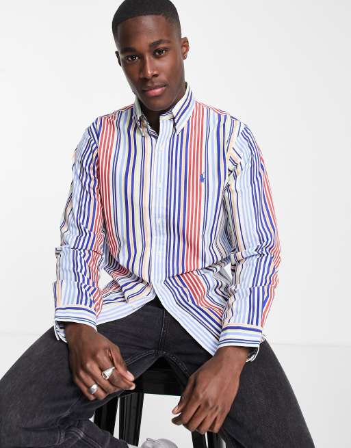 Polo by Ralph Lauren Men's Custom Fit Poplin Shirt